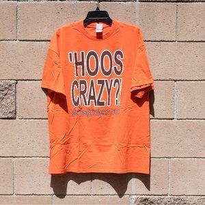 Fruit Of The Loom Vintage Orange Hoos Crazy Heavy Cotton T-shirt Men’s Size XXL